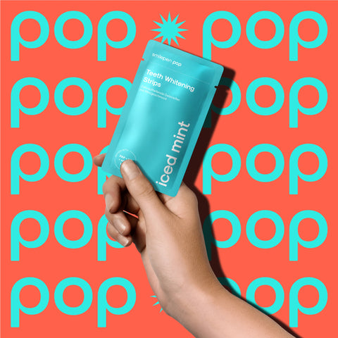POP Oral Beauty Teeth Whitening Strips - Iced Mint