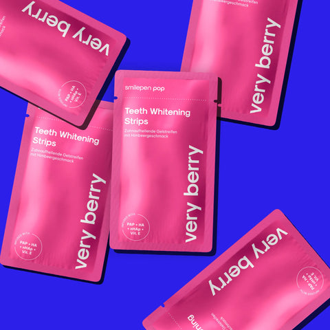 POP Oral Beauty Teeth Whitening Strips - Very Berry
