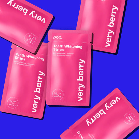 POP Oral Beauty Teeth Whitening Strips  - Very Berry