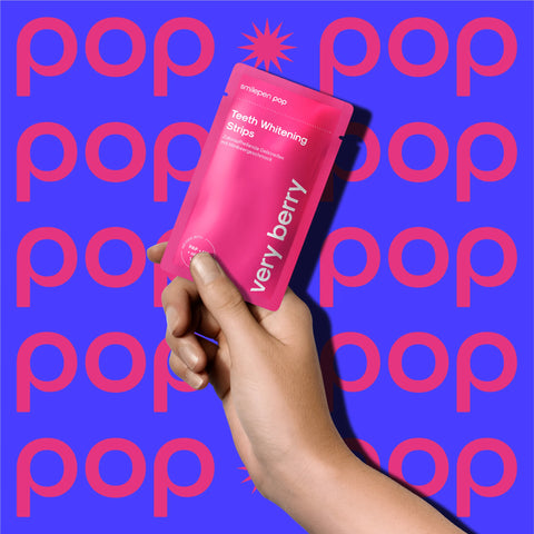 POP Oral Beauty Teeth Whitening Strips - Very Berry