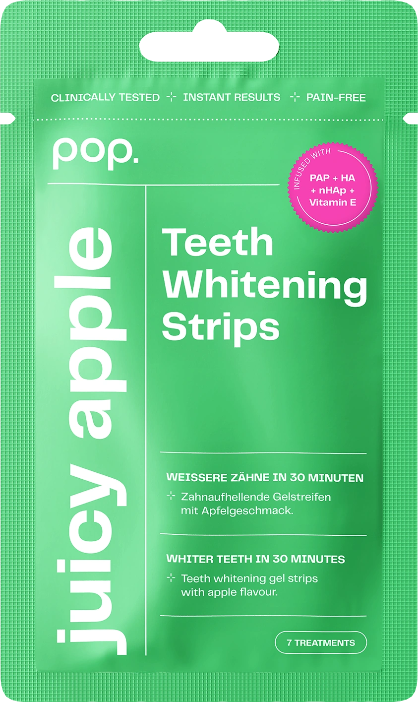 POP Oral Beauty Teeth Whitening Strips - Juicy Apple