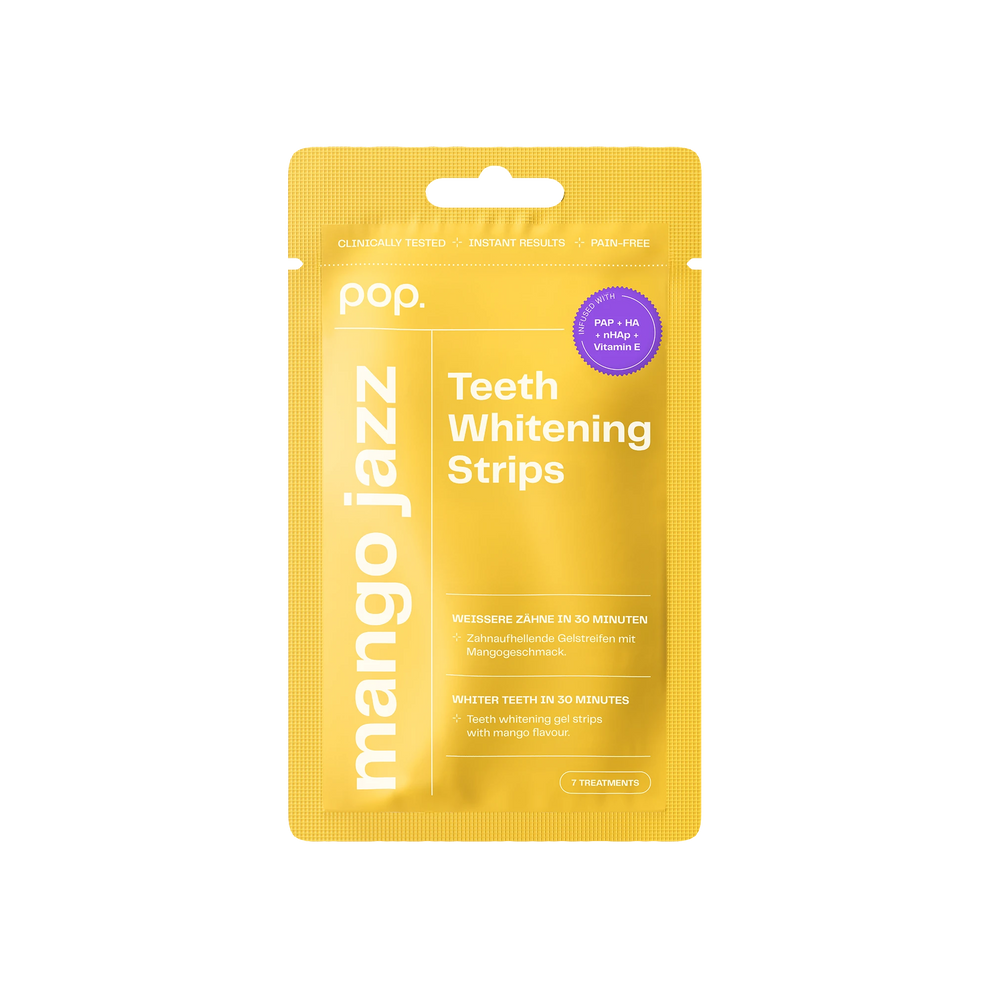 POP Oral Beauty Teeth Whitening Strips - Mango Jazz