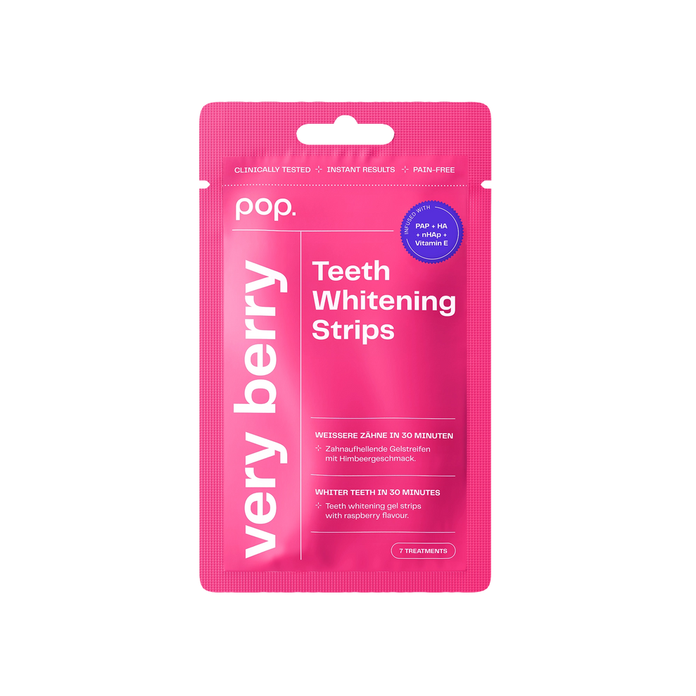 POP Oral Beauty Teeth Whitening Strips - Very Berry