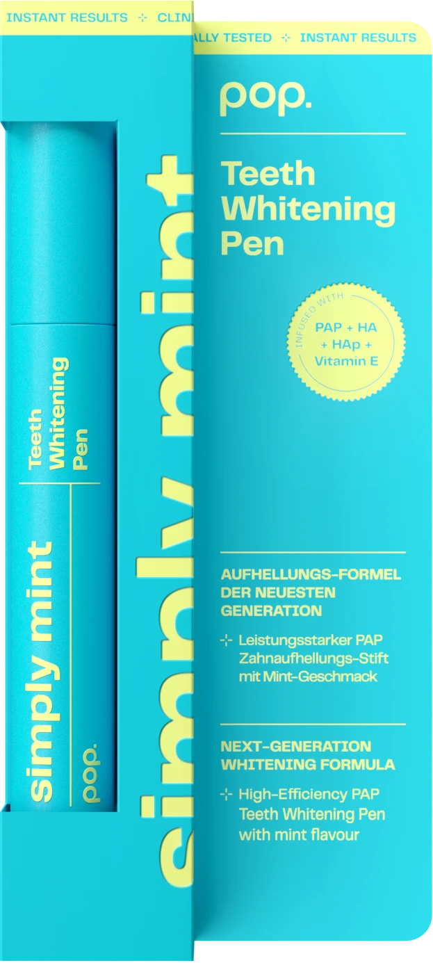 POP Oral Beauty Teeth Whitening Pen - Simply Mint
