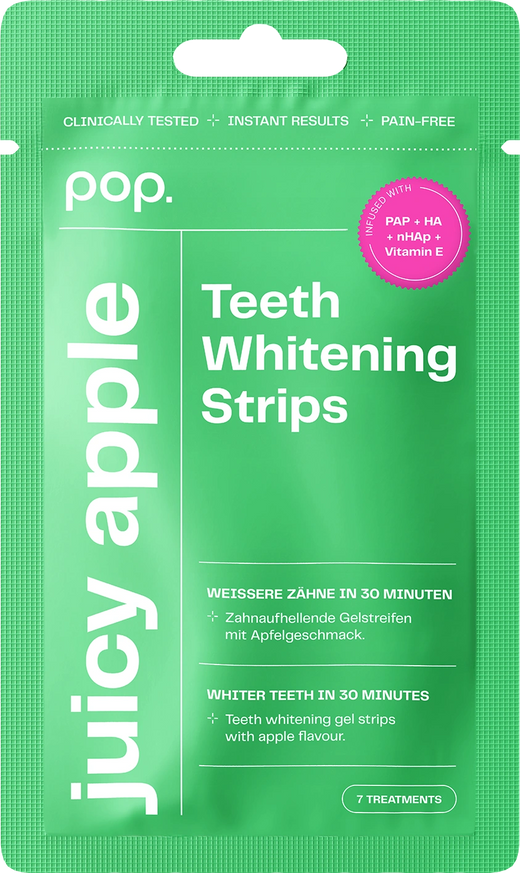 POP Oral Beauty Teeth Whitening Strips - Juicy Apple