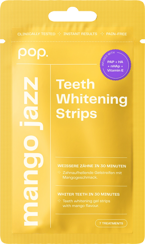 POP Oral Beauty Teeth Whitening Strips - Mango Jazz