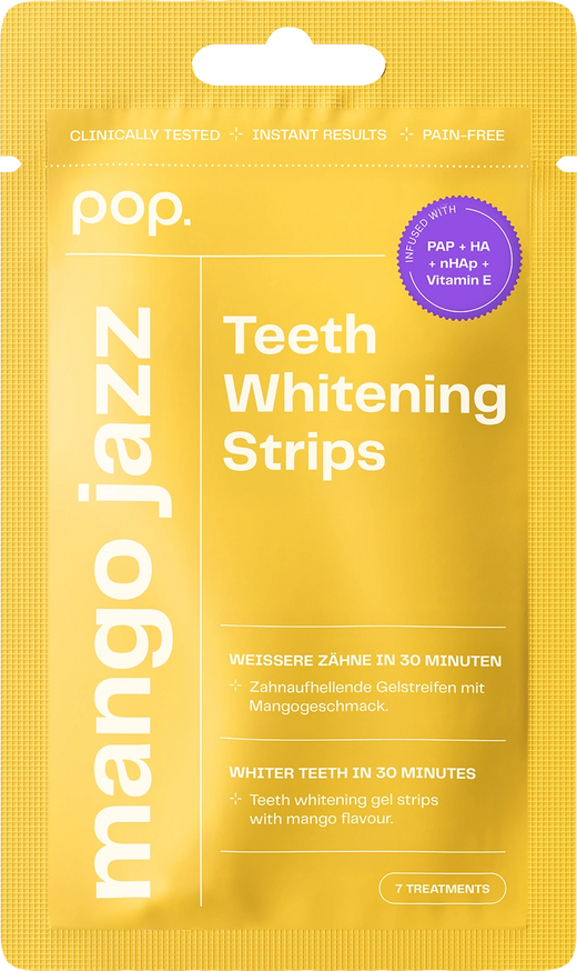 POP Oral Beauty Teeth Whitening Strips - Mango Jazz