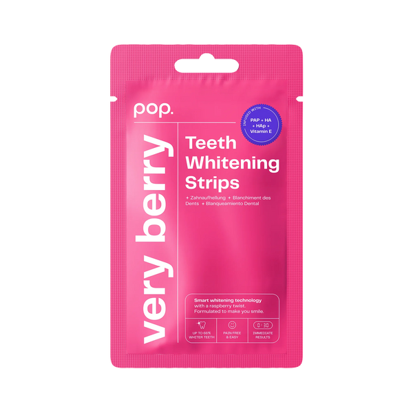 POP Oral Beauty Teeth Whitening Strips  - Very Berry