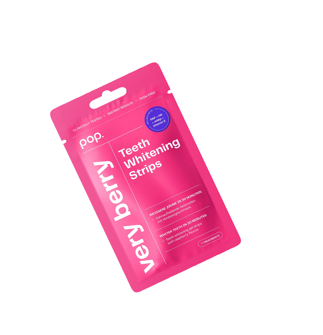 POP Oral Beauty Teeth Whitening Strips - Very Berry